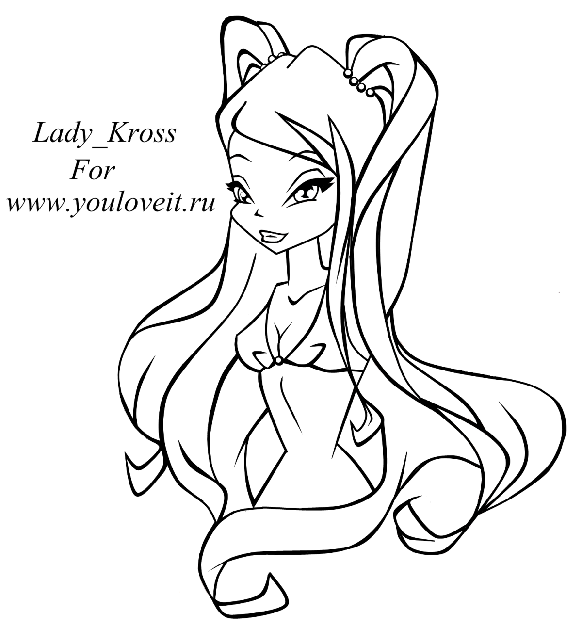 Винкс Блумикс срисовка