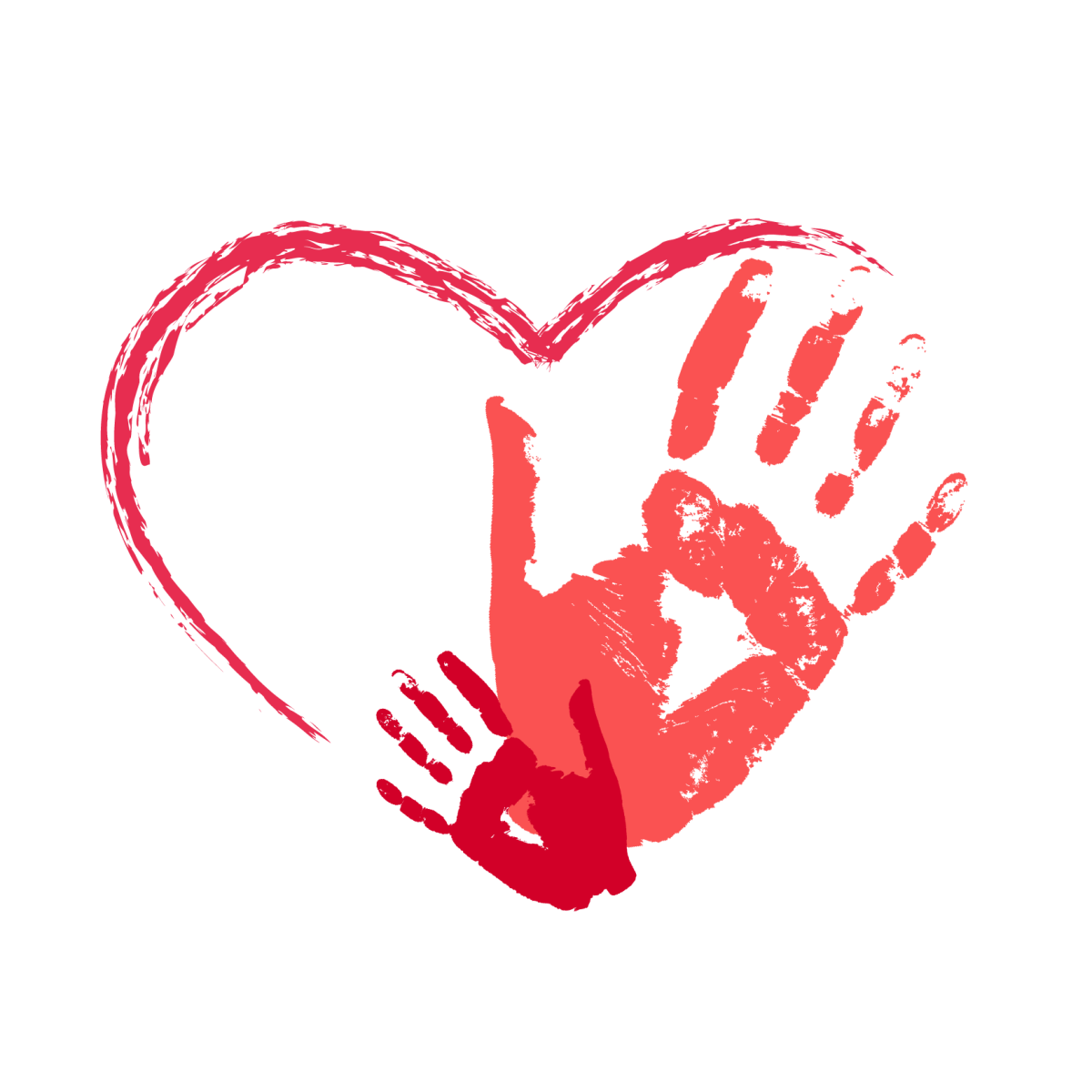 Сердце в руках вектор