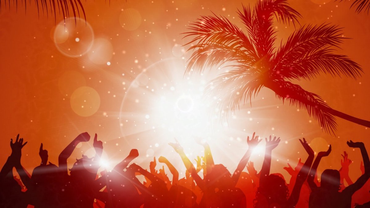 Вечеринка на закате