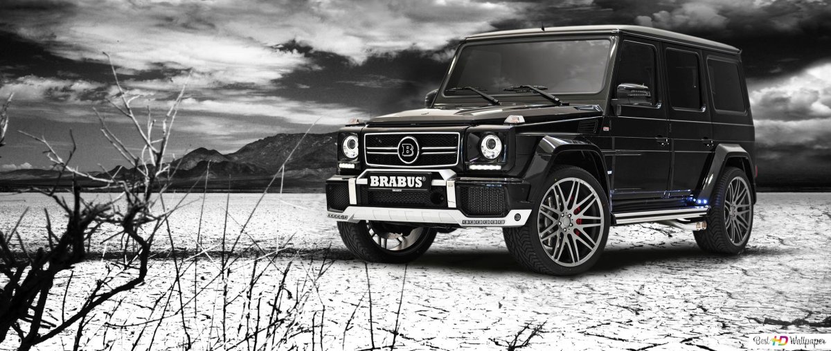 Гелендваген Брабус зима
