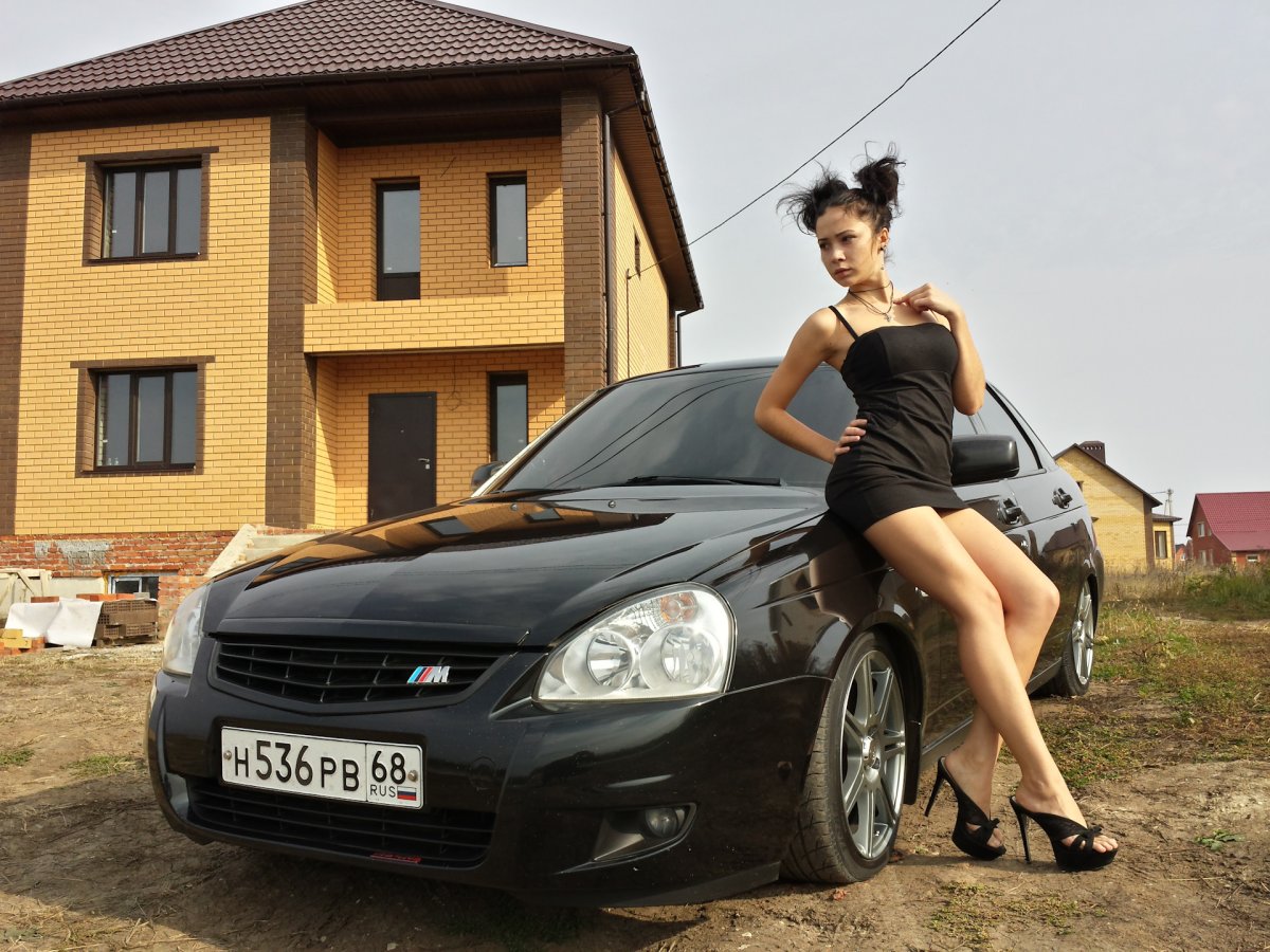 Лада Приора и девушки drive2