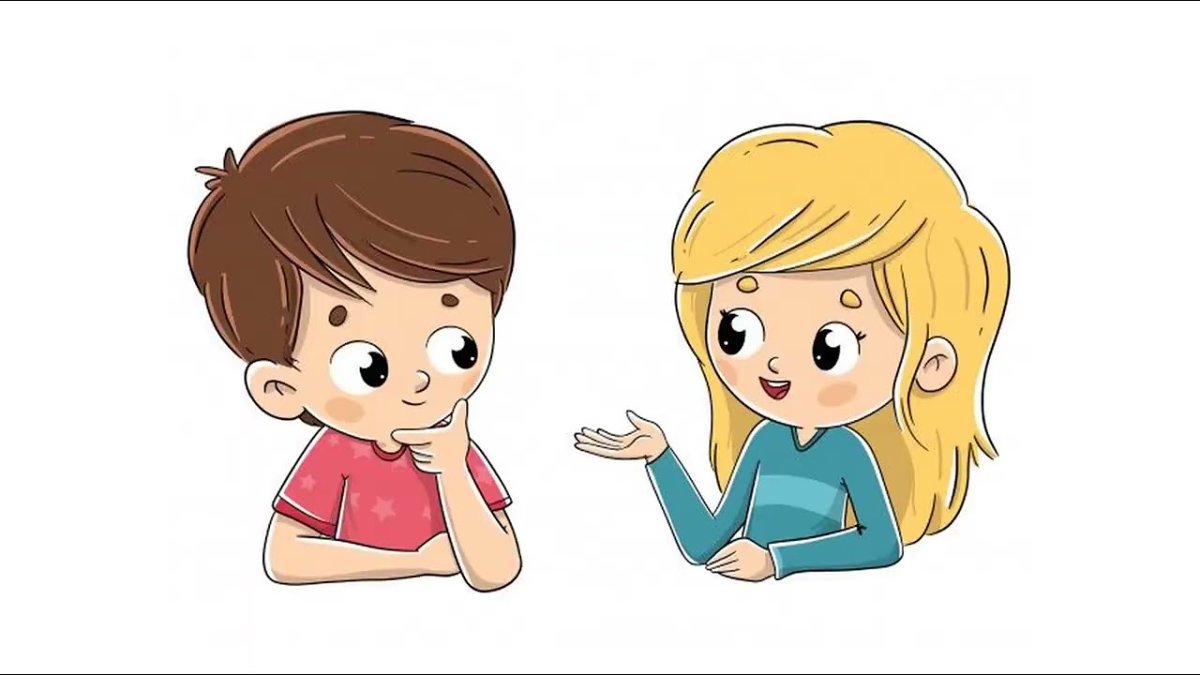 Разговор мультяшный