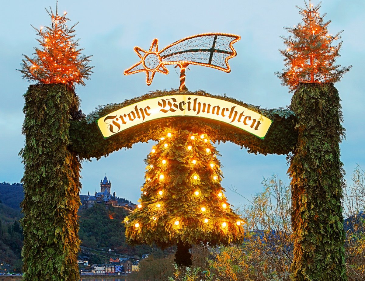 Елка в Германии на Рождество