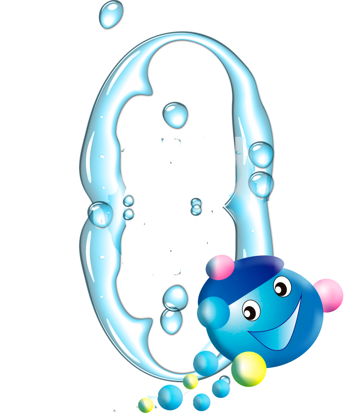 Цифры из воды