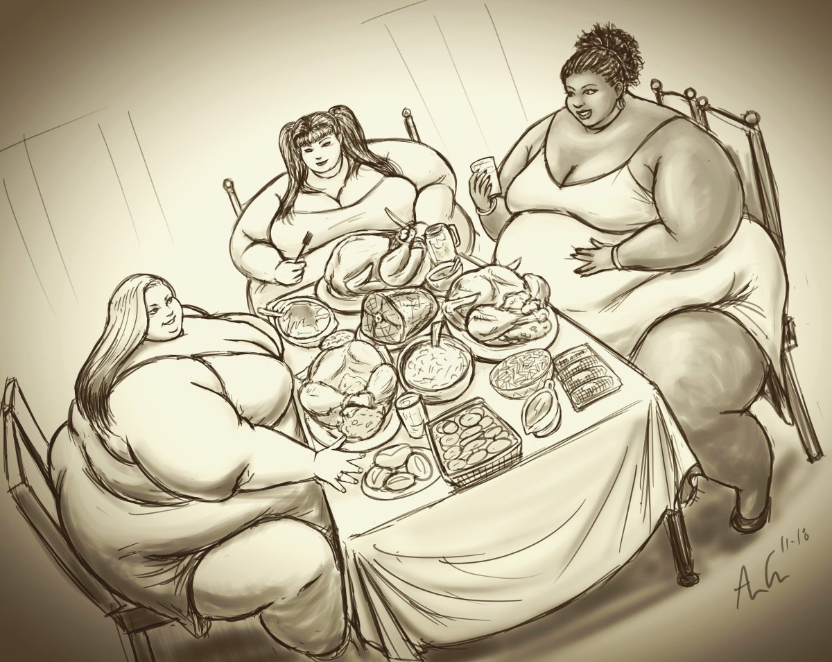 Девушка сладкоежка