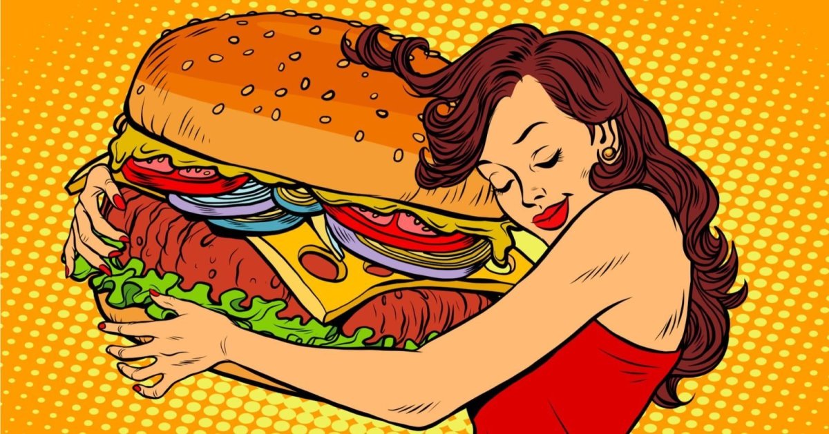 Девушка Обжора