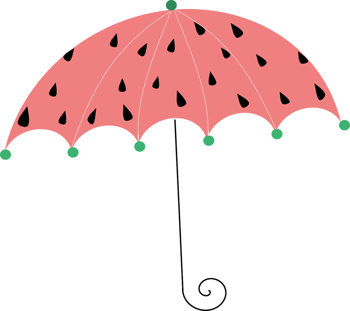 Зонтики мультяшные