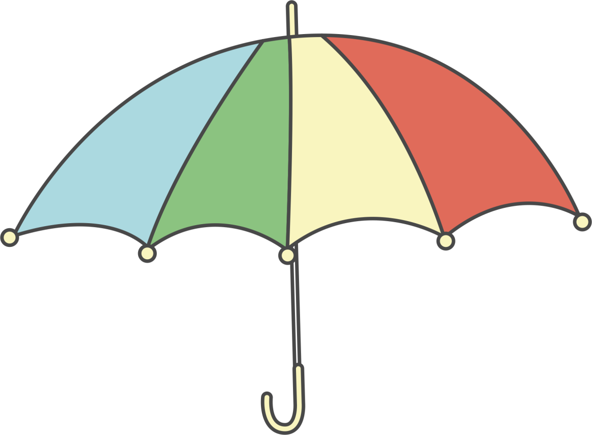 Зонтик картинка для детей на прозрачном фоне