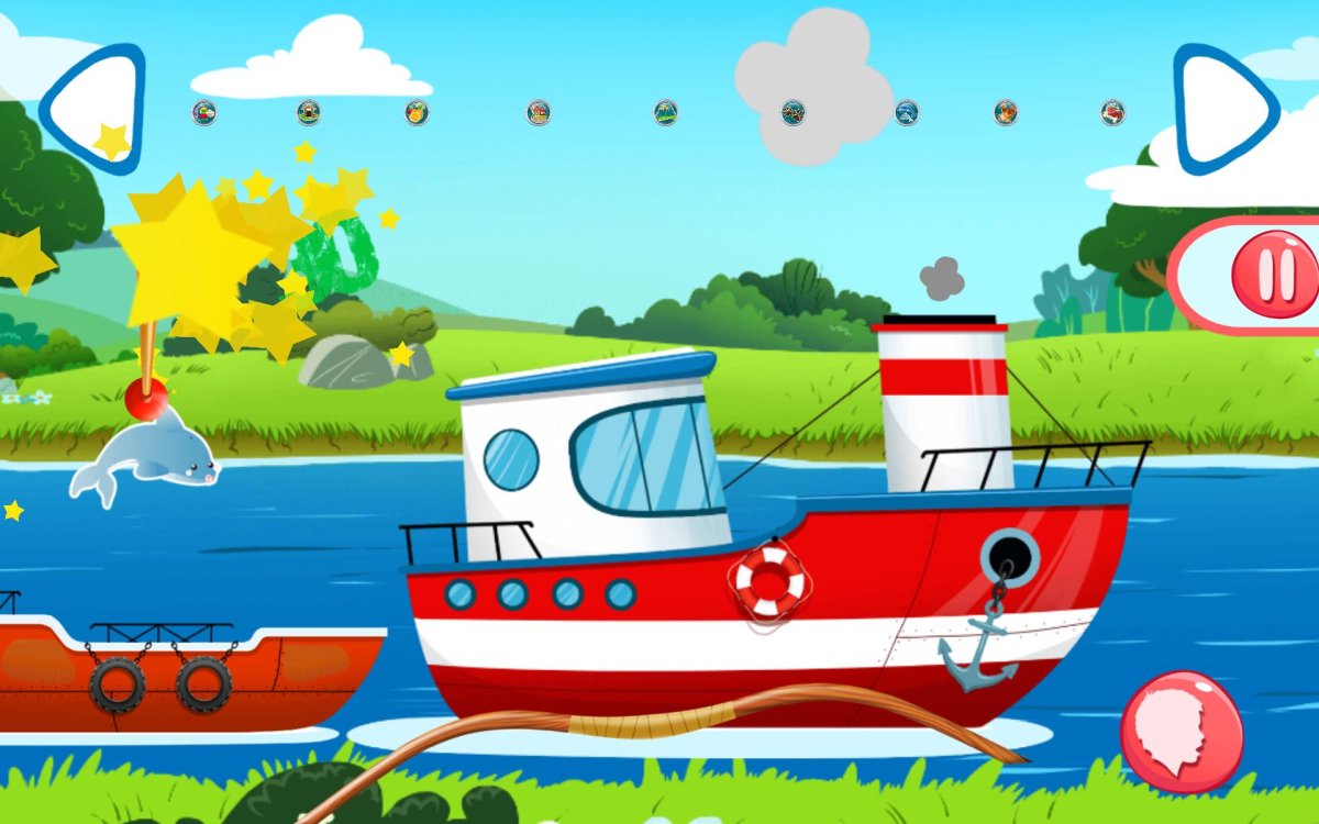 Пароход аппликация для детей