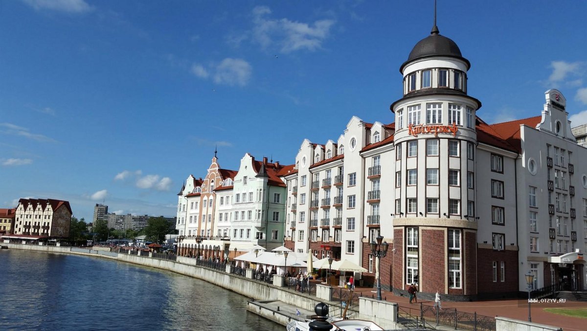 Ночной Калининград зима