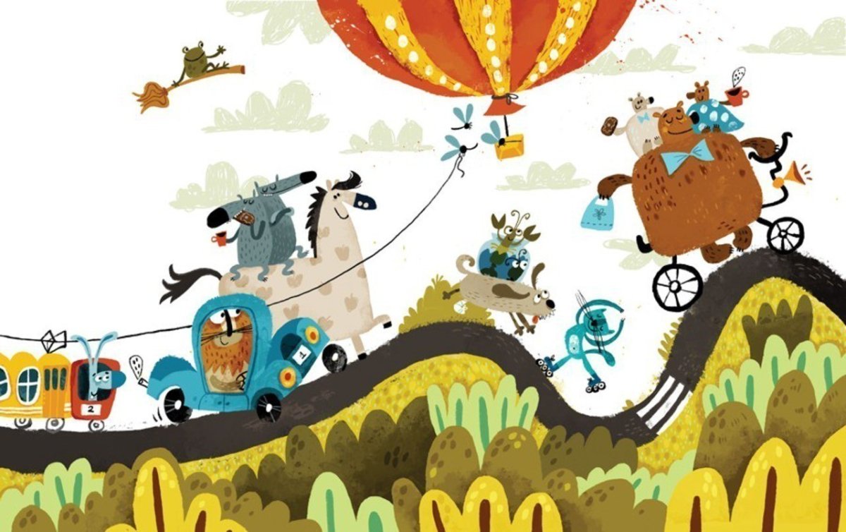 Едут и смеются пряники жуют