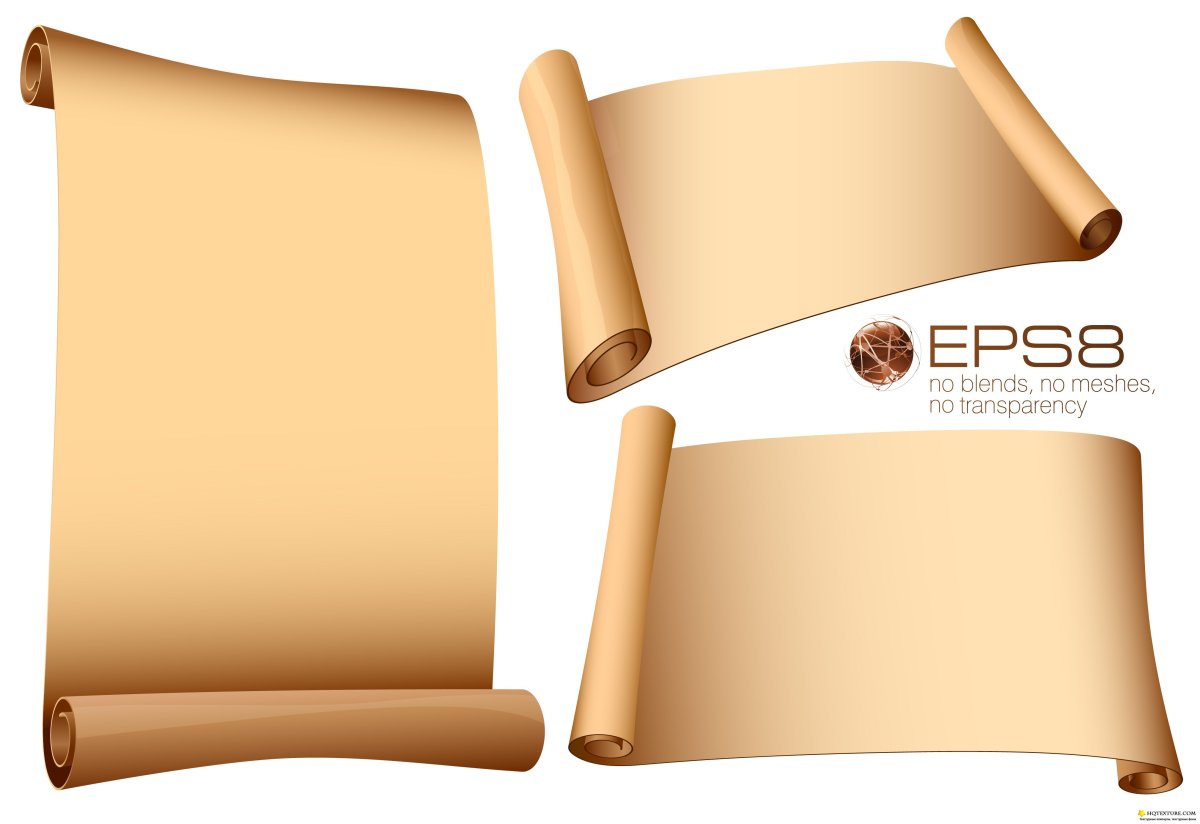 Свиток лежит