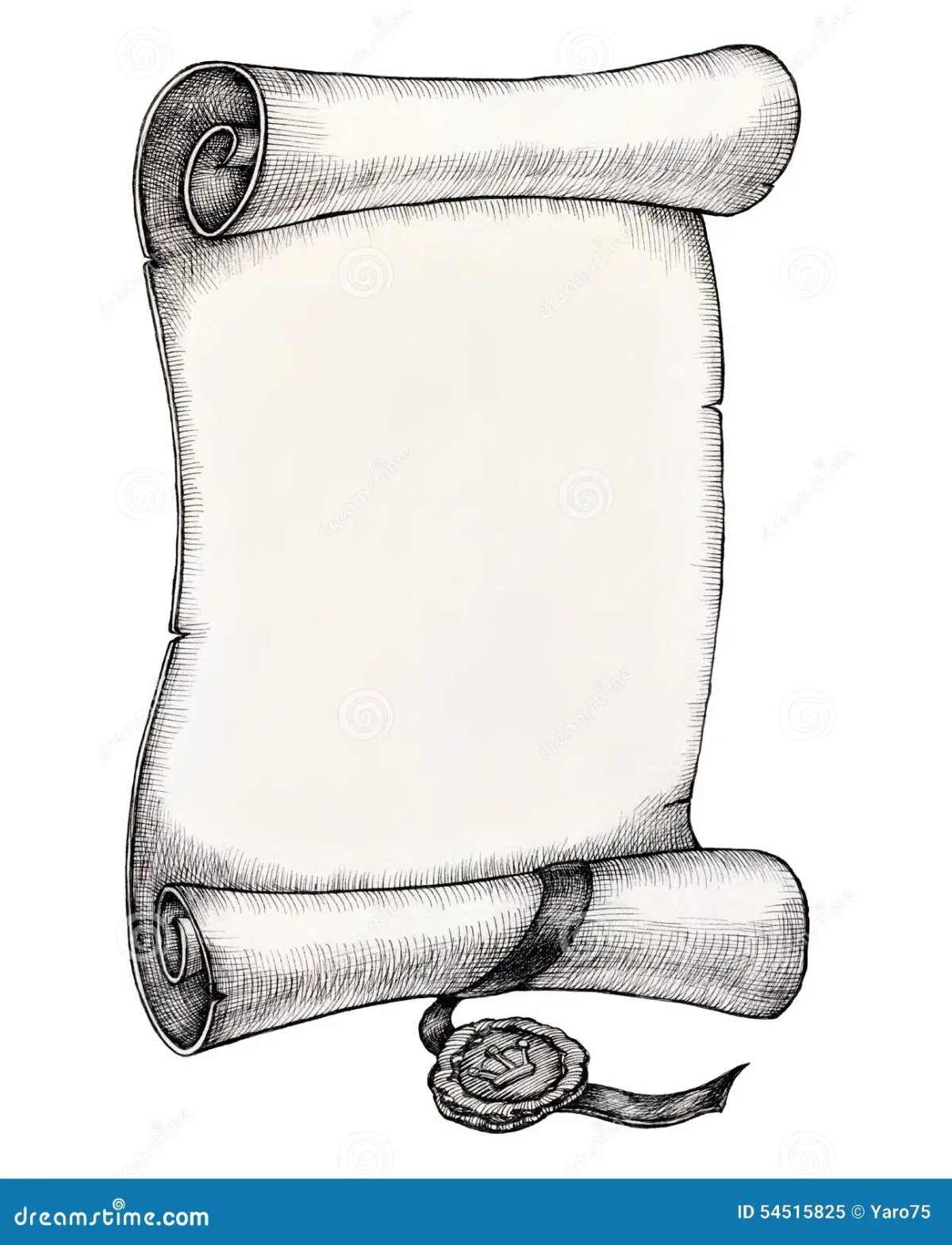 Пергамент на столе