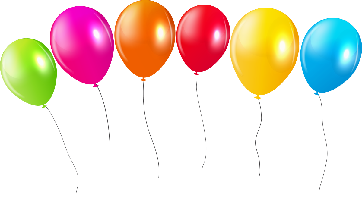 Шарики на белом фоне