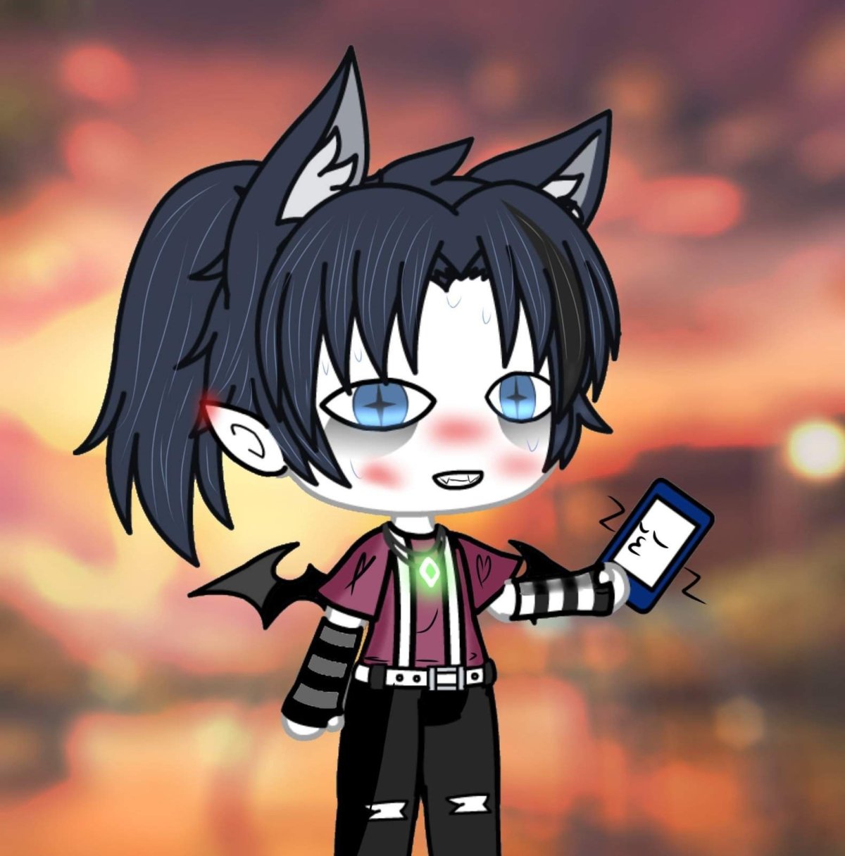 ОС гача лайф мальчик Омега