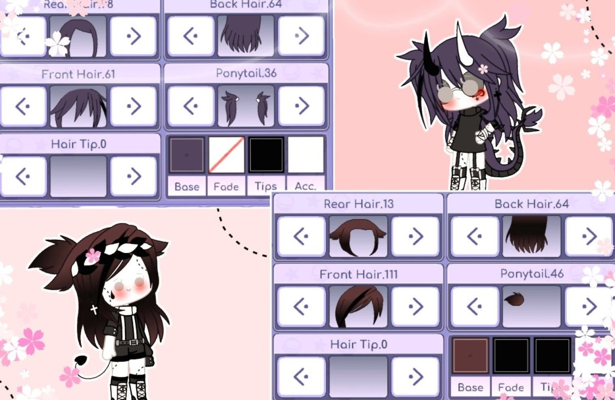 Идеи для ОС В гача клуб для девочек с параметрами