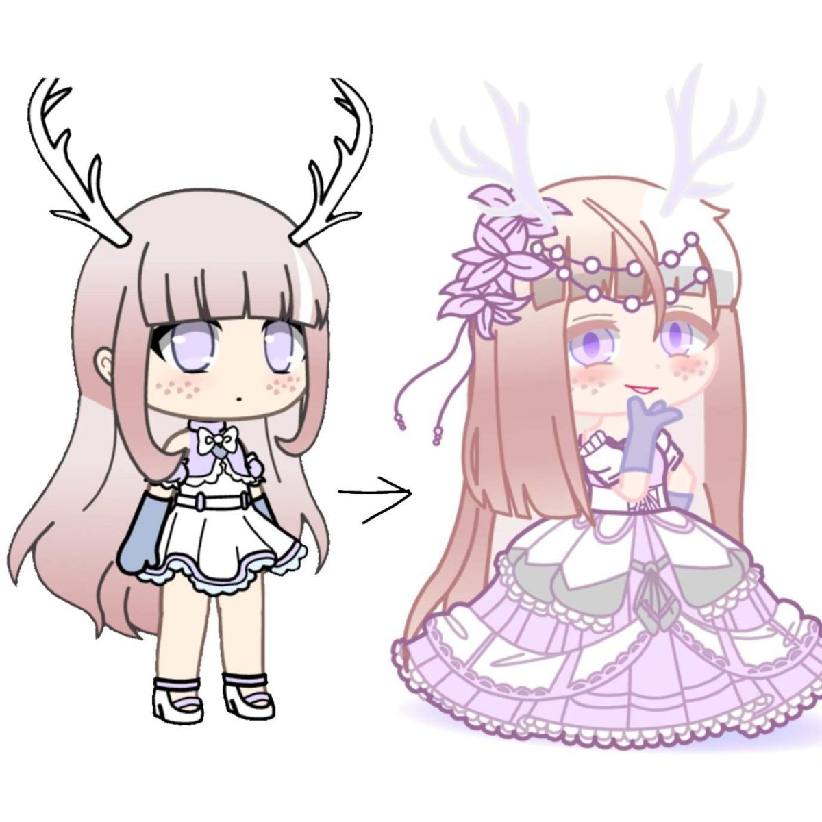 Рыжие ОС В гача лайф