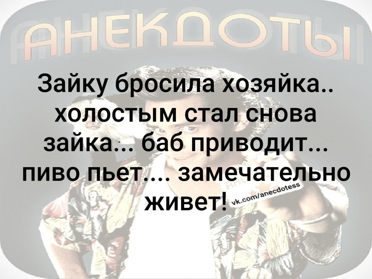 Зайку бросила хозяйка холостым
