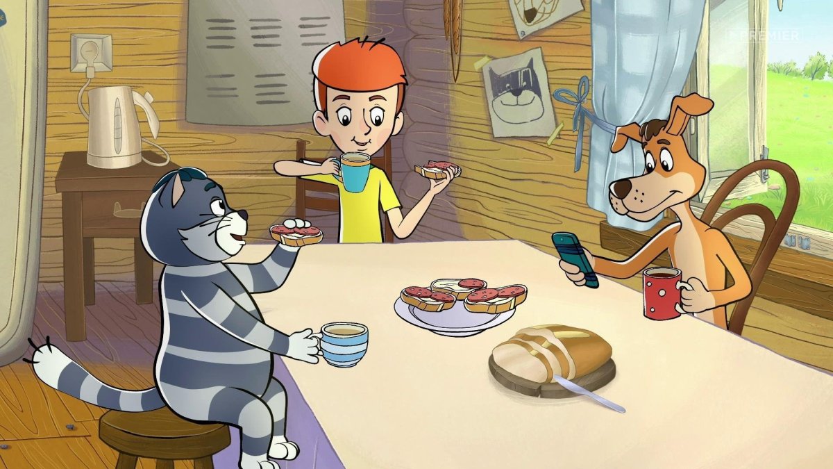 Трое из Простоквашино мультфильм 1978