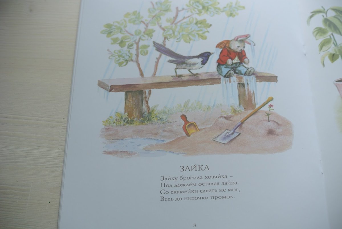 Стишок про зайку бросила