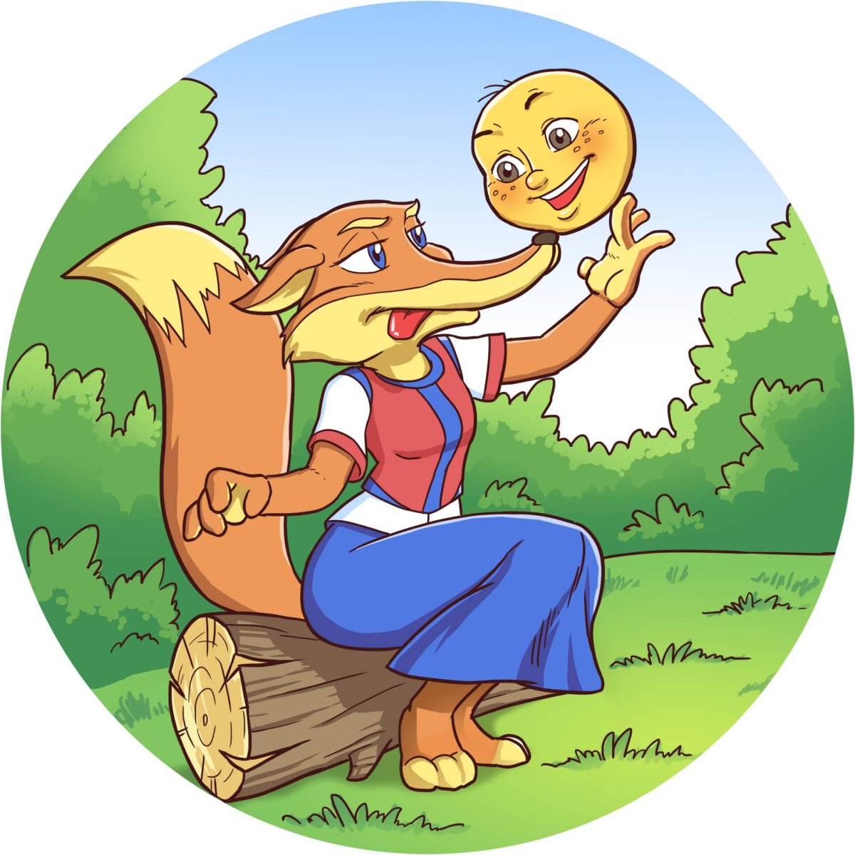 Баба Яга вектор