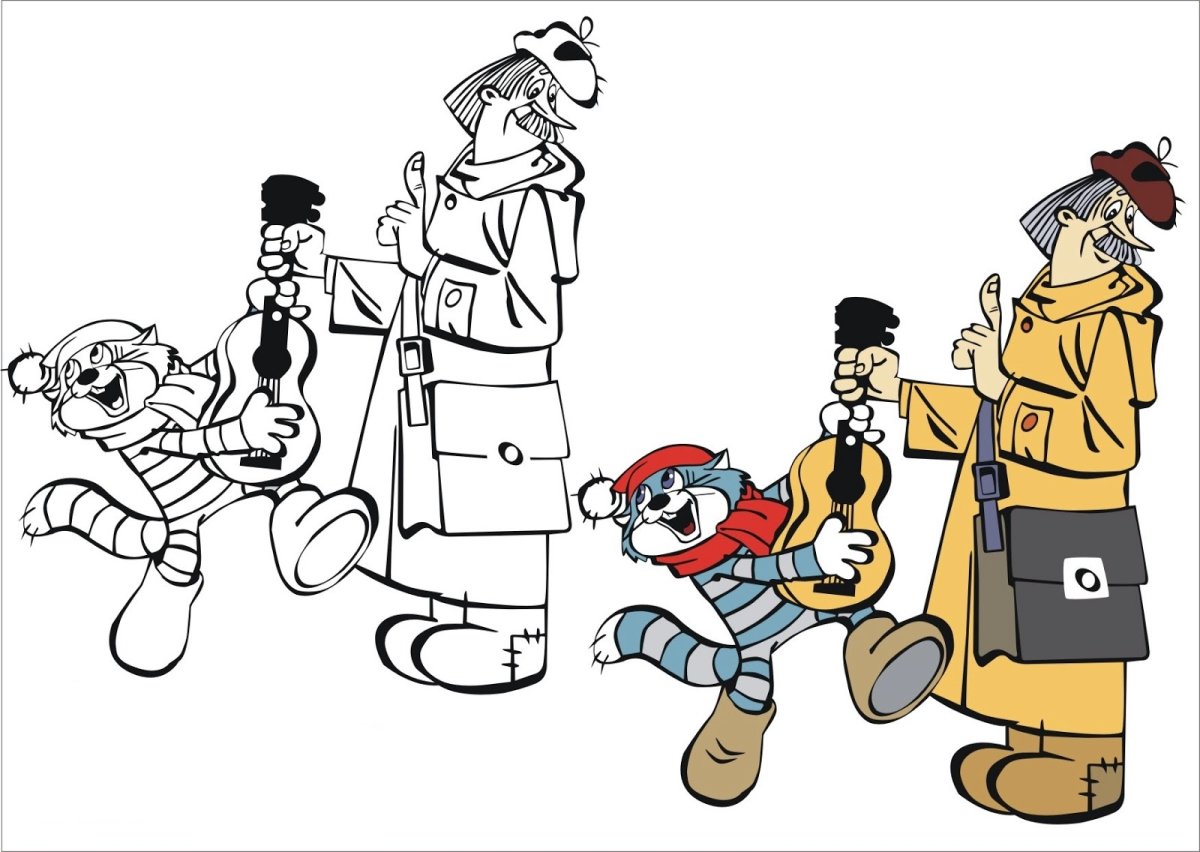 Простоквашино кот Матроскин