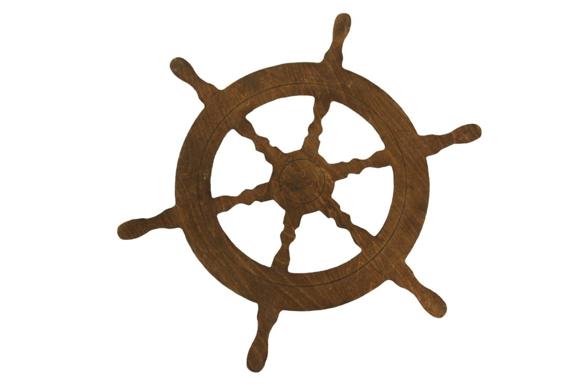 Корабельный штурвал из фанеры