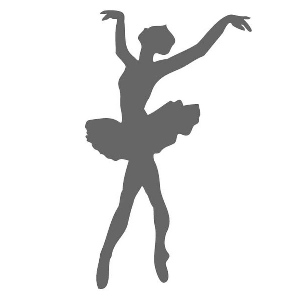 Шаблон балерины для вырезания формата а4