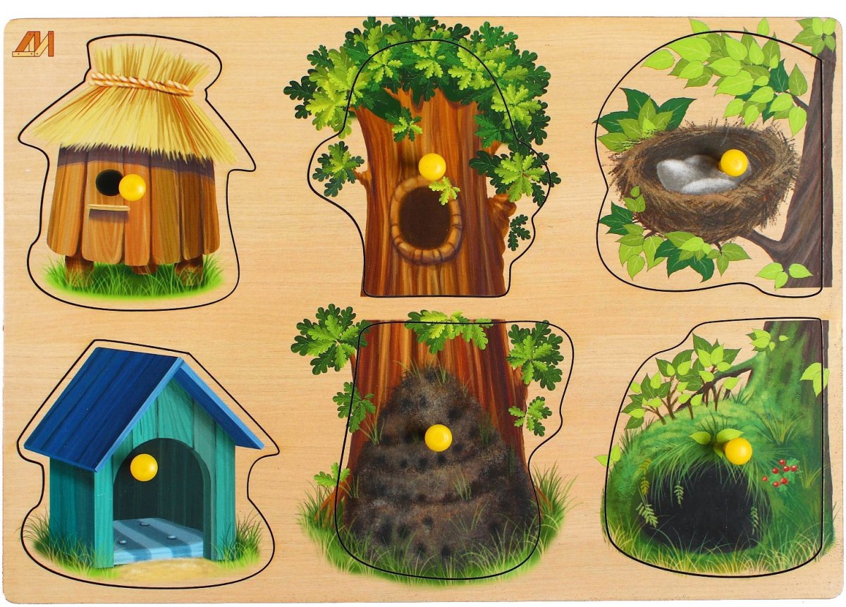 Кто где живет рамка с вкладышами ЛЭМ