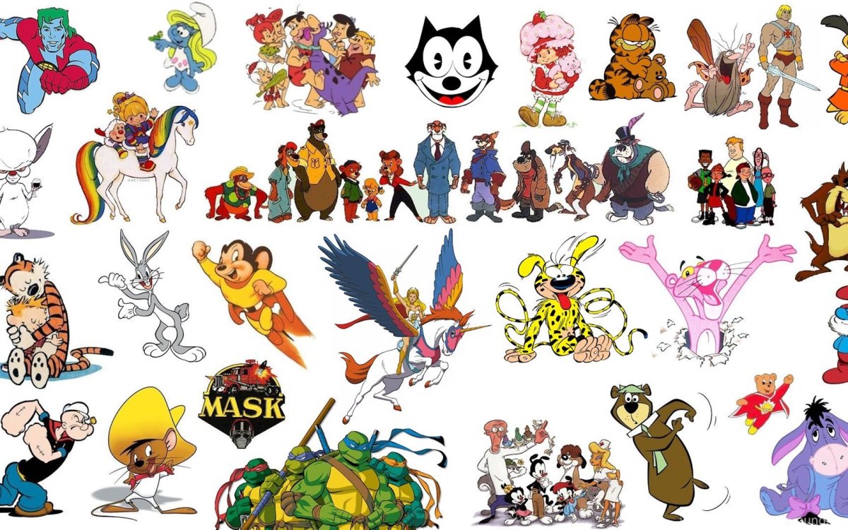 Герои мультиков американских