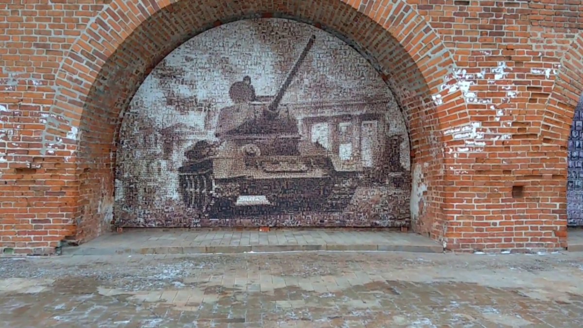 Кирпичная стена Нижегородского Кремля