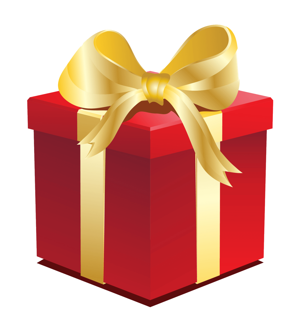 Коробка с красным бантом