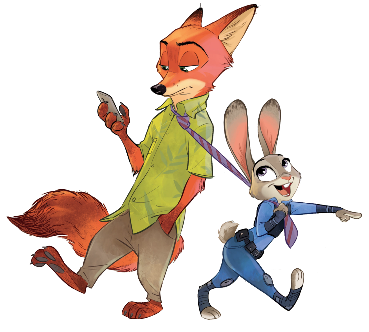 Джуди Хоппс и ник Уайльд