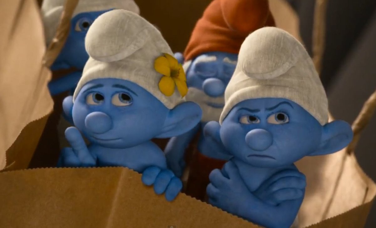 Много смурфиков