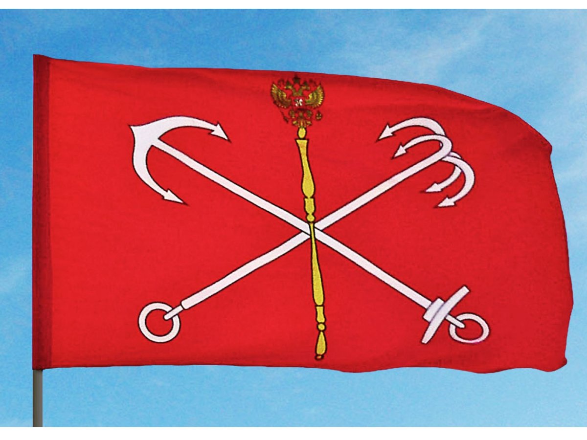 Флаг города Санкт-Петербурга