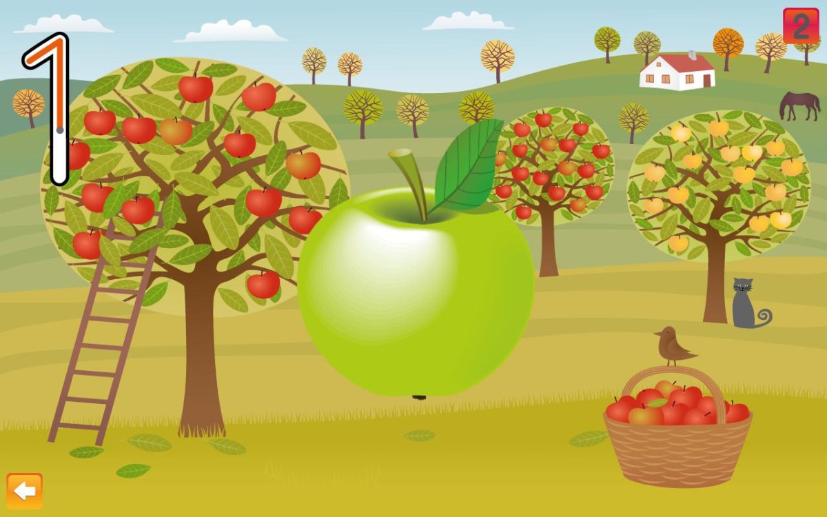 Яблоня живопись