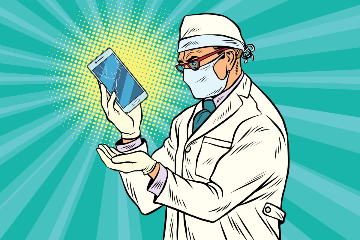 Ученый с колбами арты