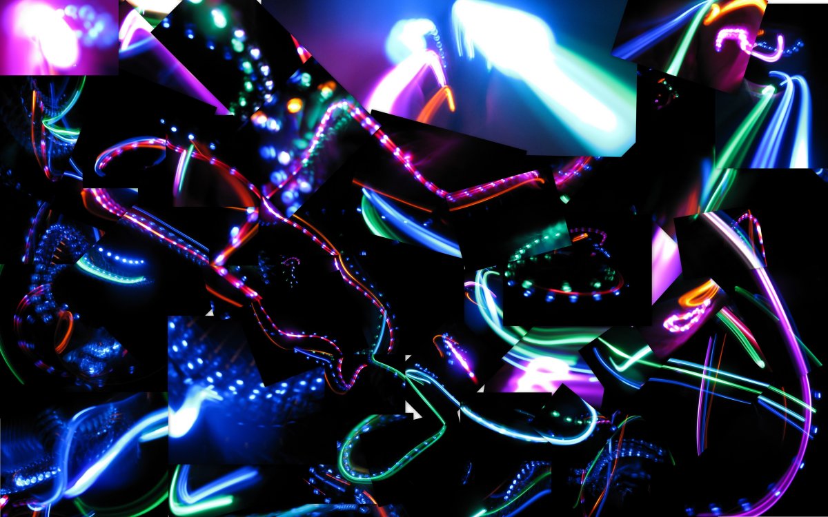 Неоновые обои