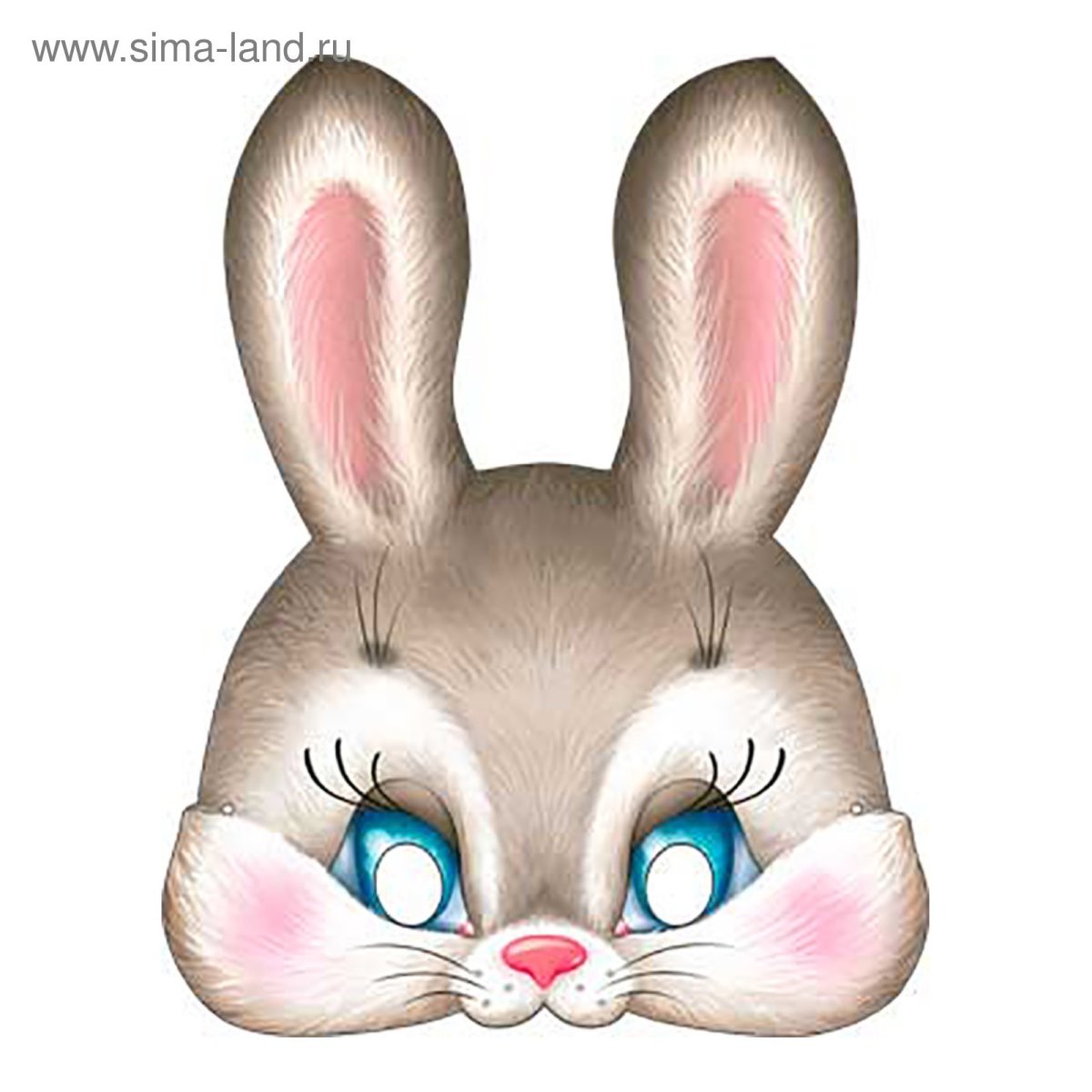 Маска зайца для детей