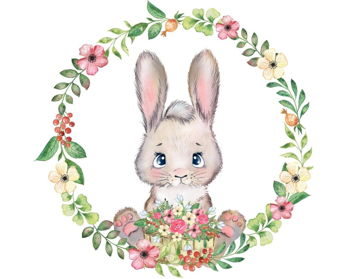Венок с зайцем