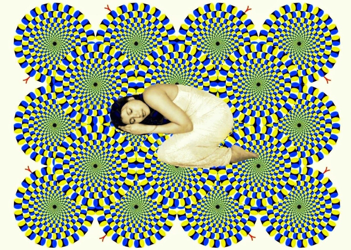 Коврик с оптической иллюзией