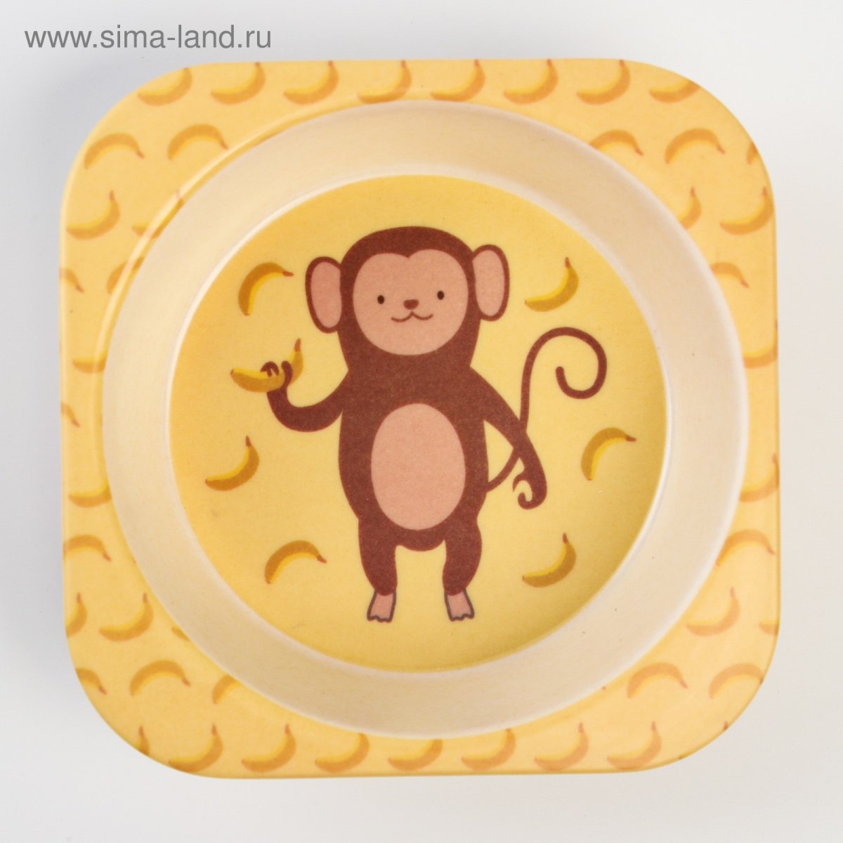 Обезьяна с тарелками