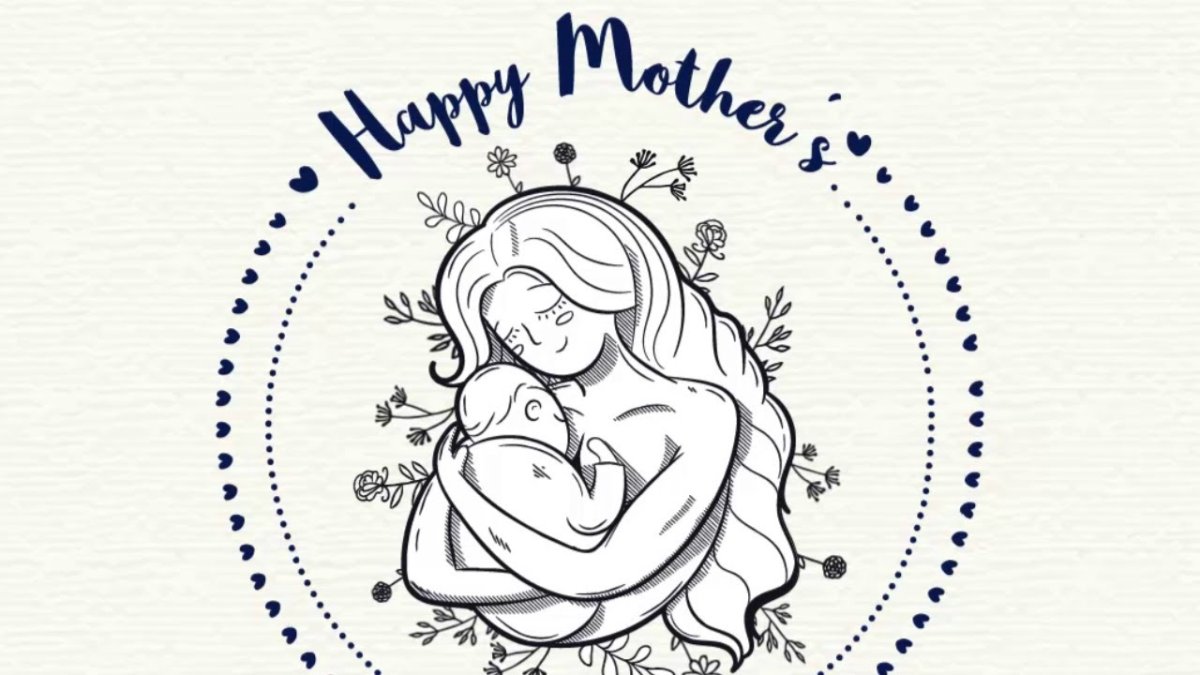 День матери Векторная Графика