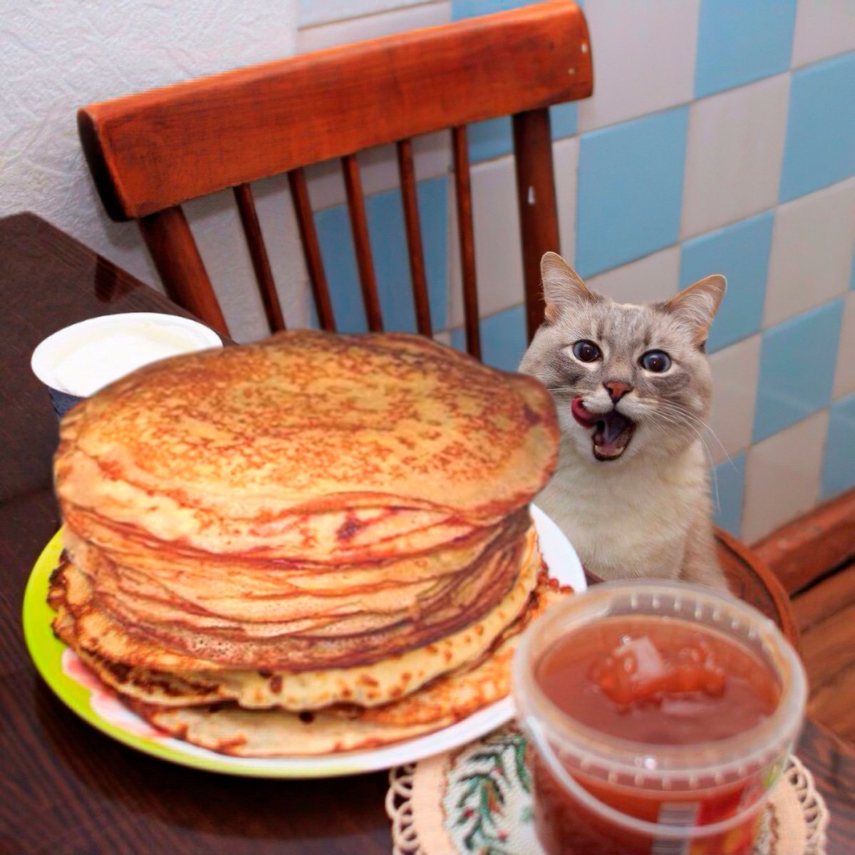 Блины прикол