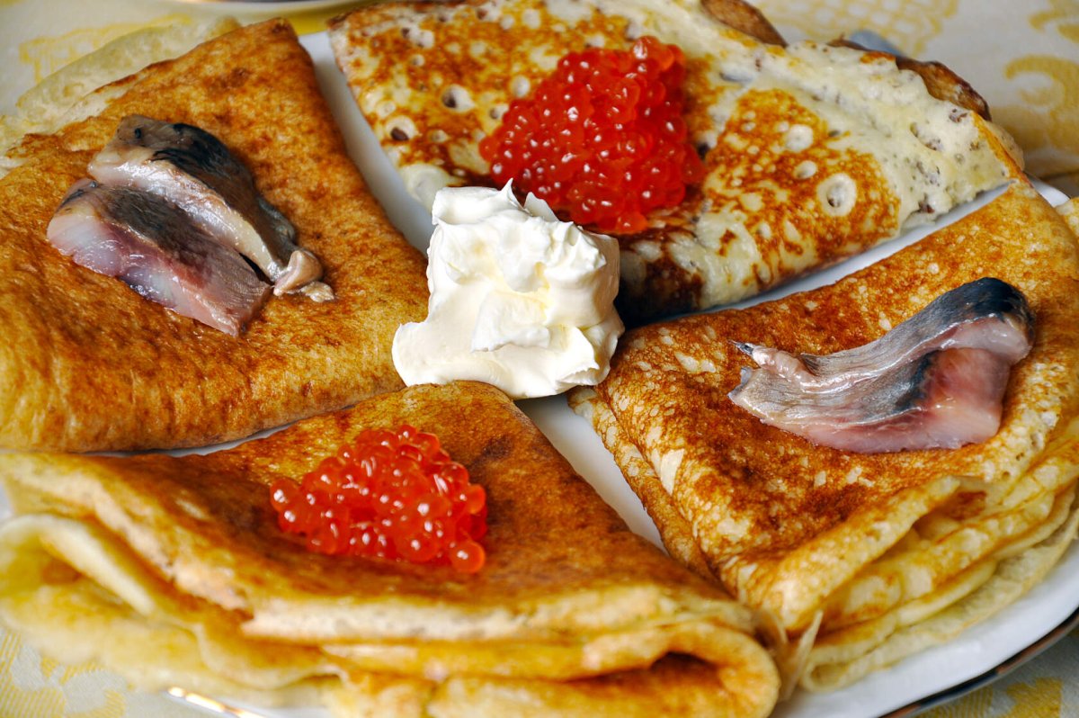 Масленица блины с начинкой