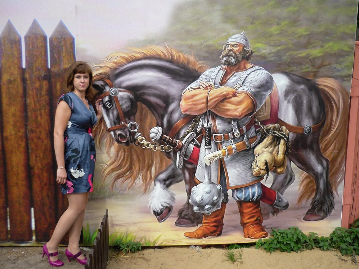 Разукрашку Илья Муромца