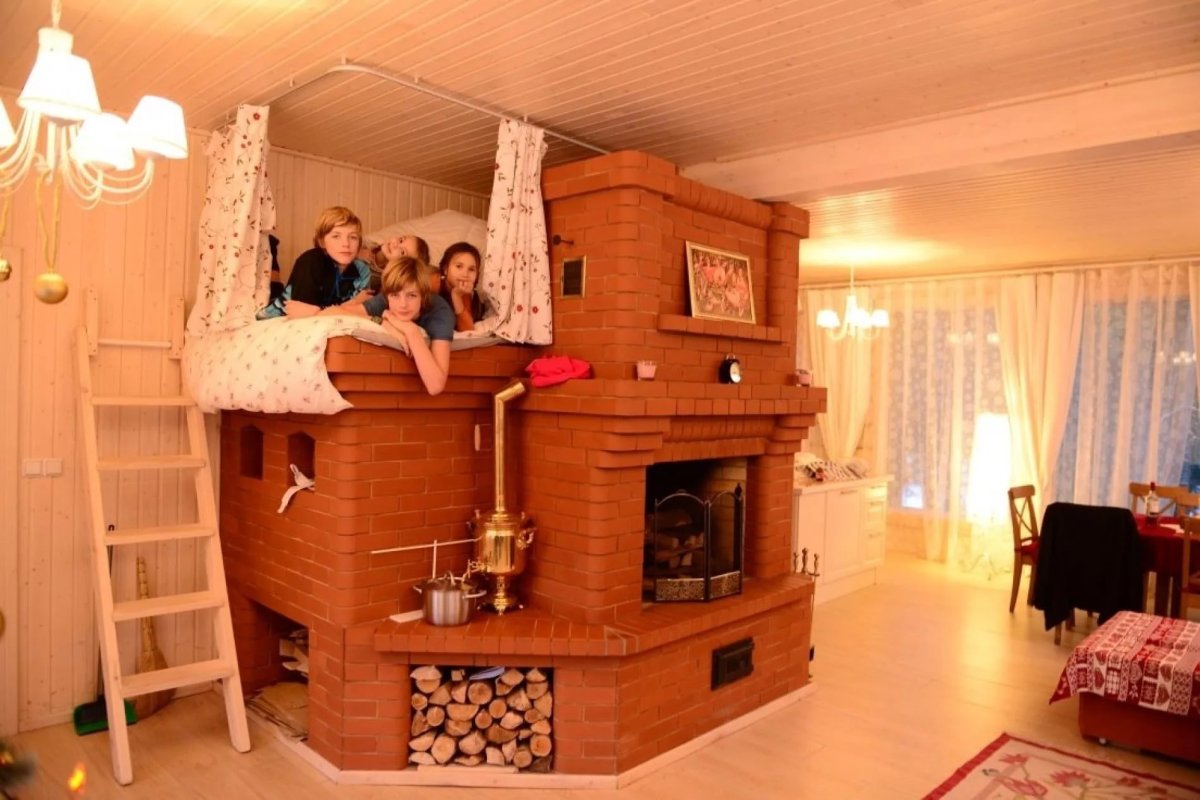 Старая русская печь