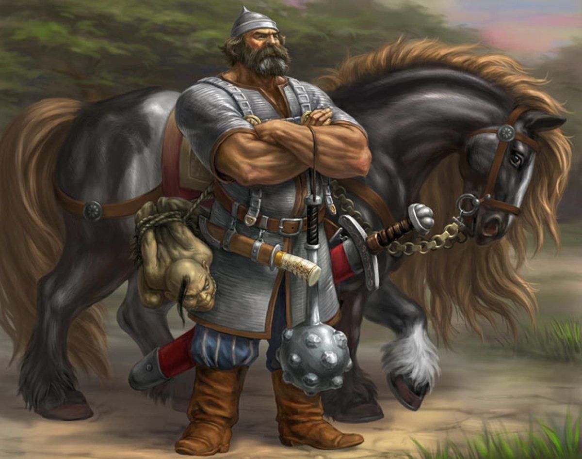 Богатырь Алеша Попович Степан Гилев