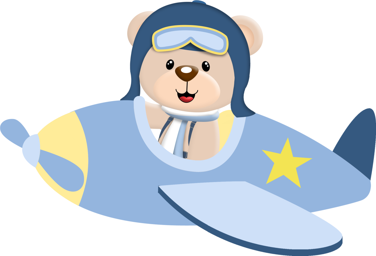 Мишка на самолете