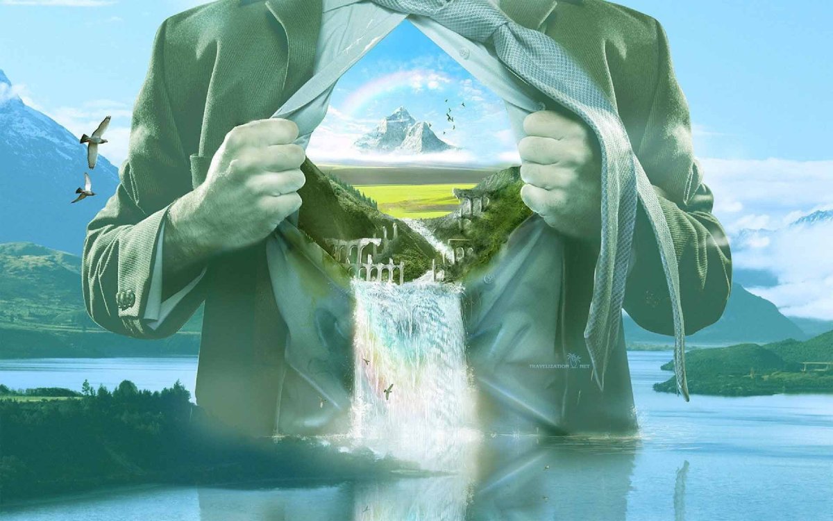 Мужчина в костюме и шляпе